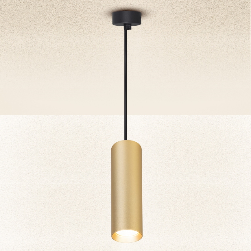 Brilagi - Lámpara colgante SELE 1xGU10/30W/230V negro/dorado