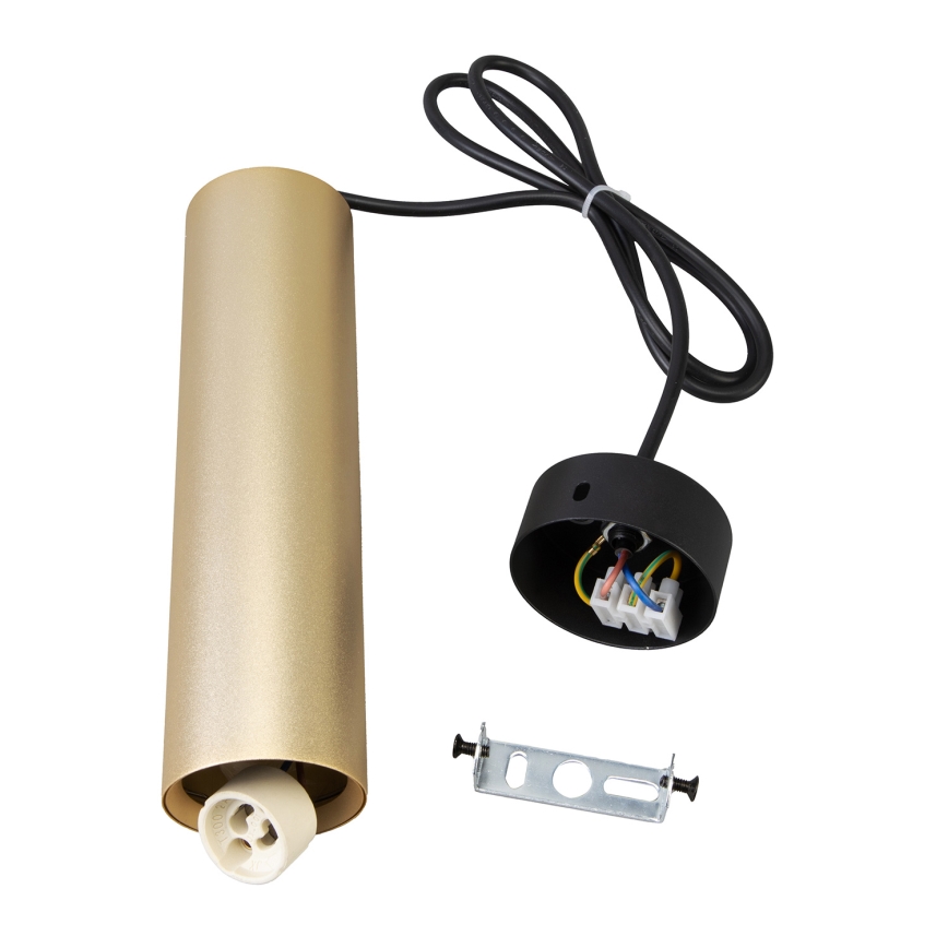 Brilagi - Lámpara colgante SELE 1xGU10/30W/230V negro/dorado