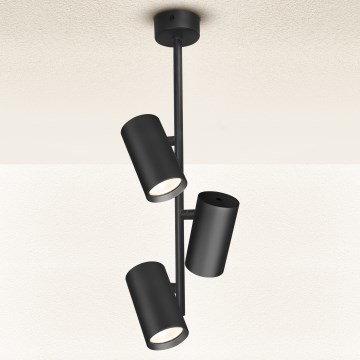 Brilagi - Lámpara colgante SELE VERTICAL 3xGU10/30W/230V negro