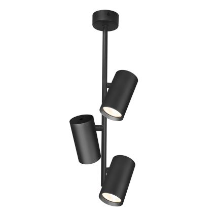 Brilagi - Lámpara colgante SELE VERTICAL 3xGU10/30W/230V negro