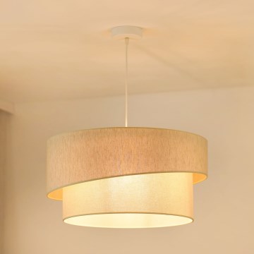 Brilagi - Lámpara colgante SHINE 1xE27/15W/230V diá. 50 cm color crema
