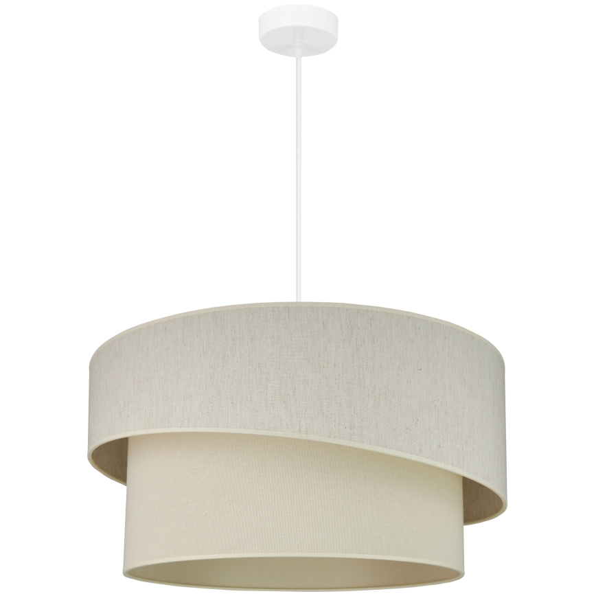 Brilagi - Lámpara colgante SHINE 1xE27/15W/230V diá. 50 cm color crema