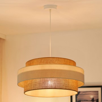 Brilagi - Lámpara colgante SPACE LIGHT 1xE27/15W/230V diá. 50 cm beige/color crema