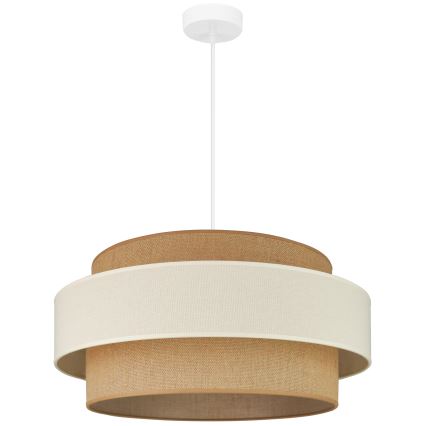 Brilagi - Lámpara colgante SPACE LIGHT 1xE27/15W/230V diá. 50 cm beige/color crema