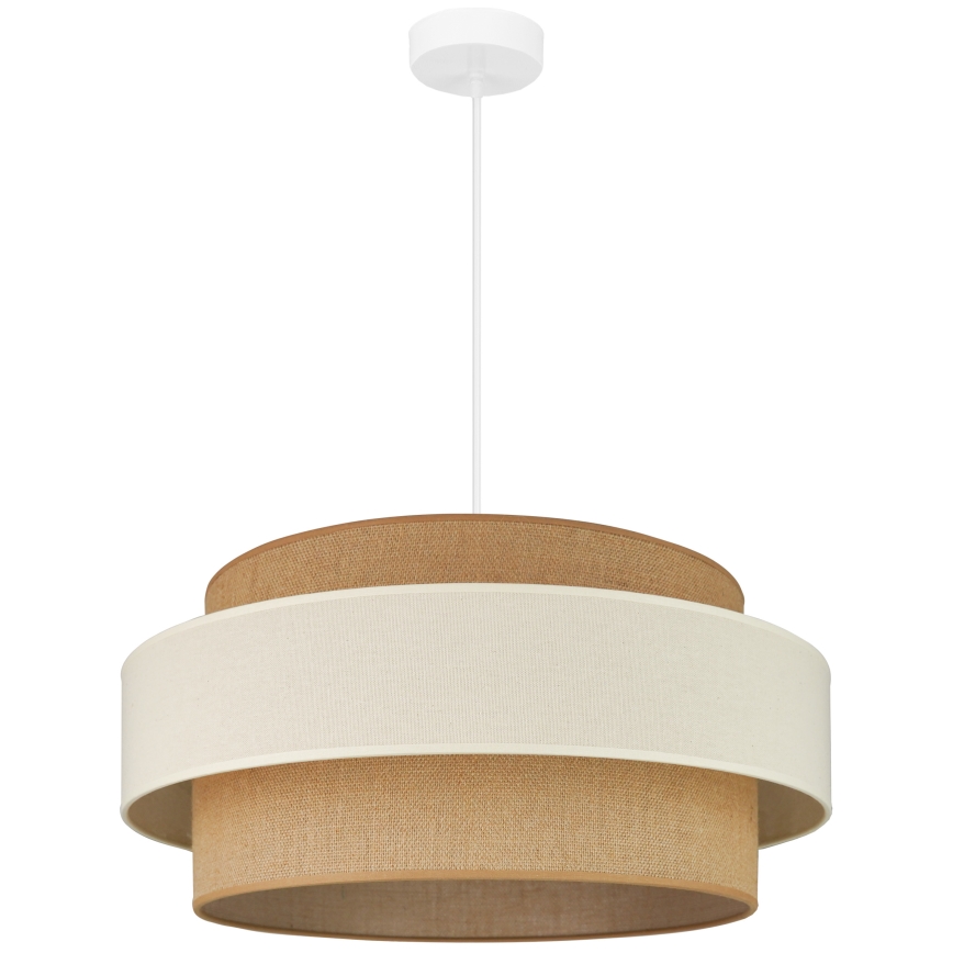 Brilagi - Lámpara colgante SPACE LIGHT 1xE27/15W/230V diá. 50 cm beige/color crema