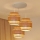 Brilagi - Lámpara colgante SPACE YUTE 3xE27/15W/230V beige/blanco