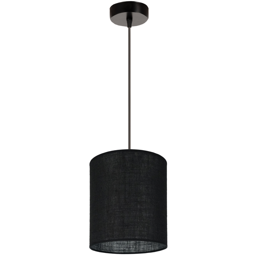 Brilagi - Lámpara colgante TUBES 1xE27/15W/230V diá. 20 cm negro