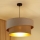 Brilagi - Lámpara colgante VEGAS SHINE 1xE27/15W/230V diá. 50 cm color crema/beige