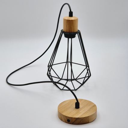 Brilagi - Lámpara colgante WOODY BASKET 1xE27/60W/230V roble