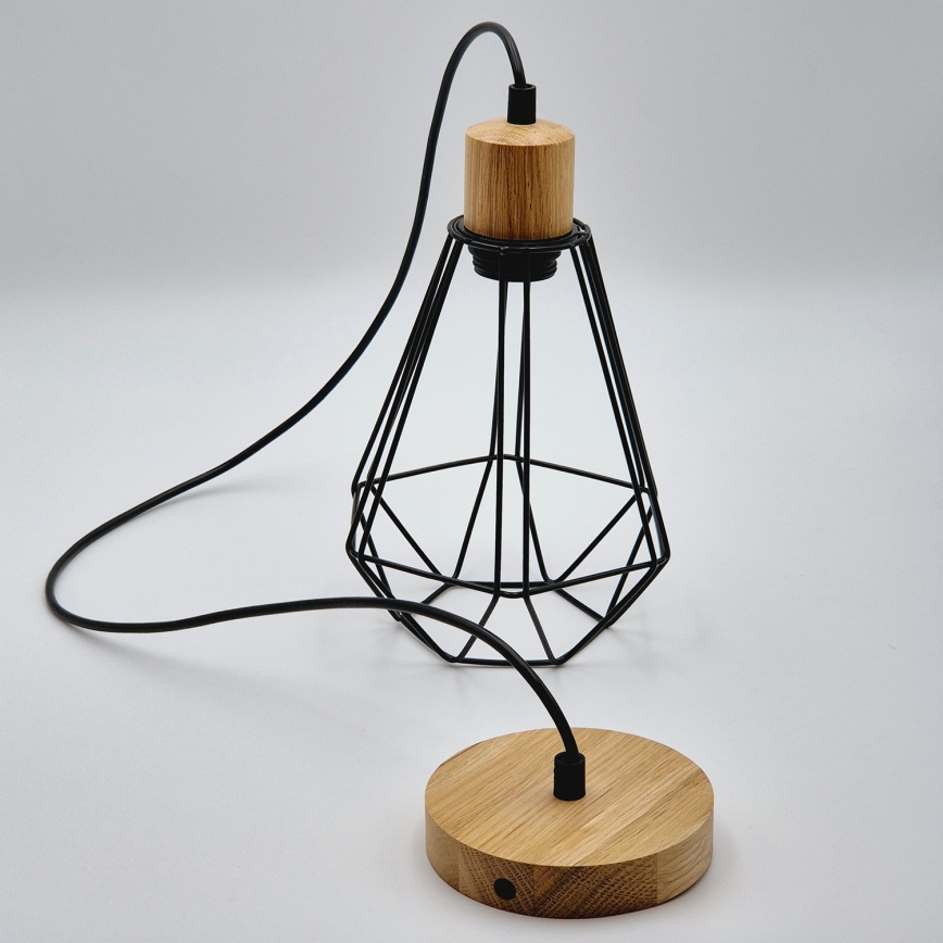 Brilagi - Lámpara colgante WOODY BASKET 1xE27/60W/230V roble