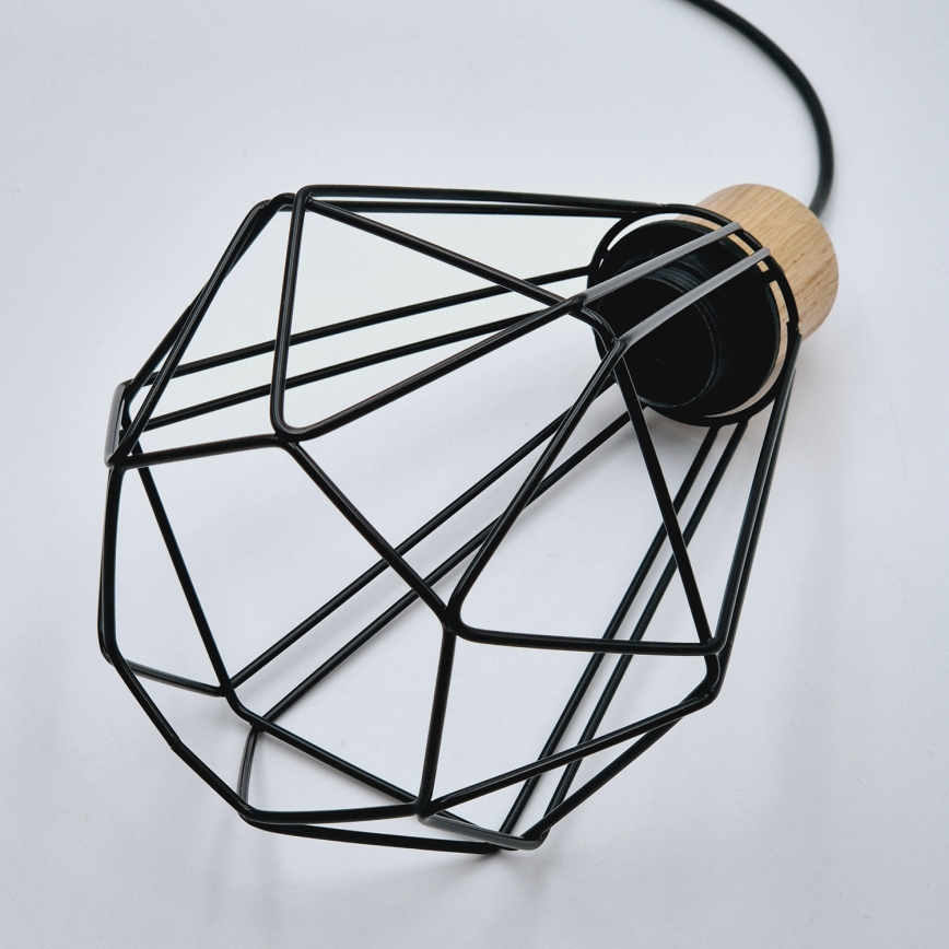 Brilagi - Lámpara colgante WOODY BASKET 1xE27/60W/230V roble