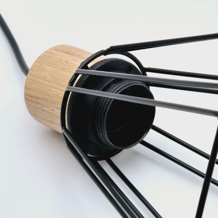 Brilagi - Lámpara colgante WOODY BASKET 1xE27/60W/230V roble