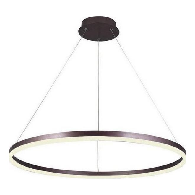 Brilagi - Lámpara de araña LED regulable CIRCLE LED/55W/230V 3000-6500K marrón + control remoto