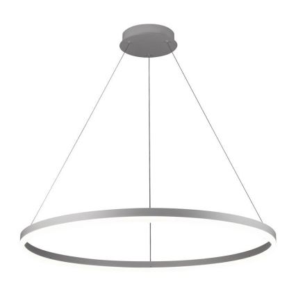 Brilagi - Lámpara de araña LED regulable CIRCLE LED/55W/230V 3000-6500K plata + control remoto