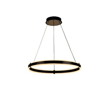 Brilagi - Lámpara de araña LED regulable CIRCLE LED/85W/230V 3000-6500K negro + control remoto