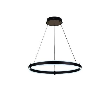 Brilagi - Lámpara de araña LED regulable CIRCLE LED/85W/230V 3000-6500K negro + control remoto