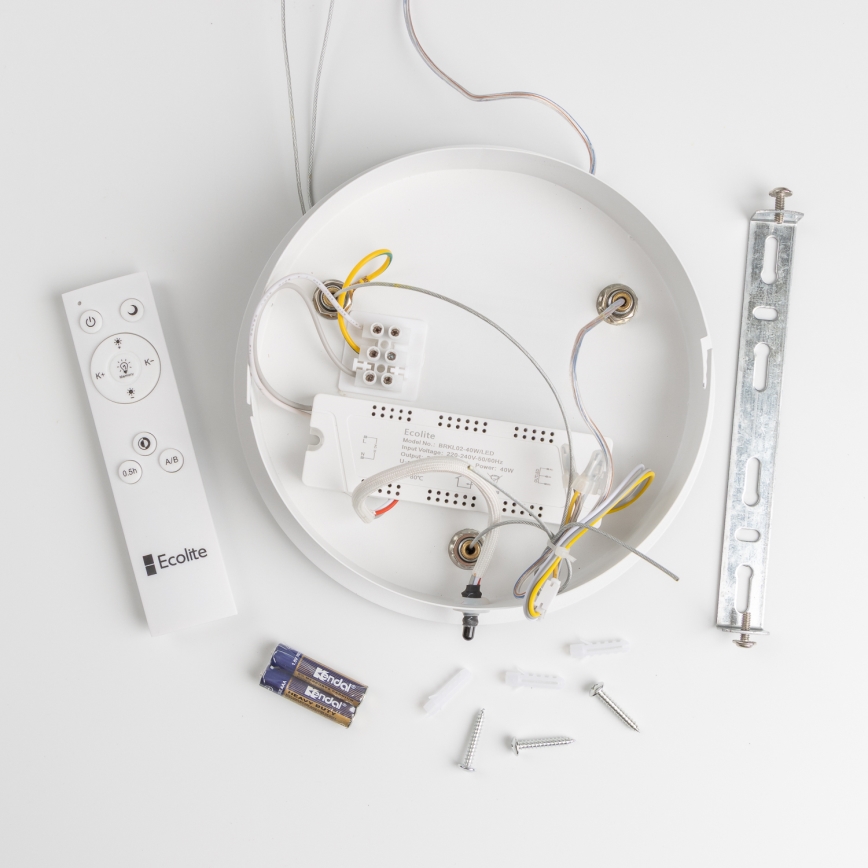 Brilagi - Lámpara de araña LED regulable en cadena FALCON LED/80W/230V 3000-6500K blanco + mando a distancia
