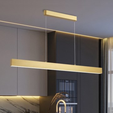 Brilagi - Lámpara de araña LED regulable SLEEKLINE SMART LED/40W/230V 3000-6000K Wi-Fi Tuya dorado + control remoto