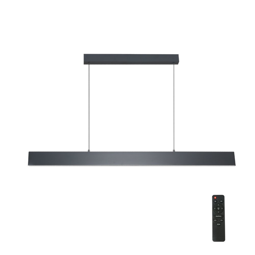 Brilagi - Lámpara de araña LED regulable SLIMLINE LED/40W/230V 3000-6000K antracita + control remoto