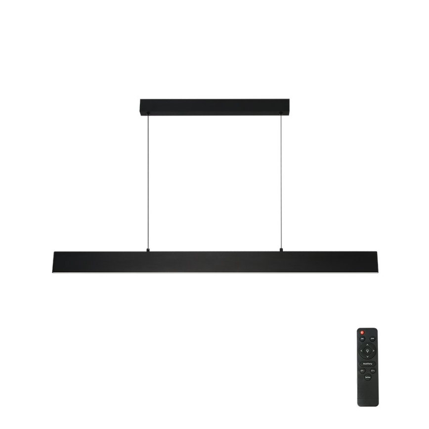 Brilagi - Lámpara de araña LED regulable SLIMLINE LED/40W/230V 3000-6000K negro + control remoto