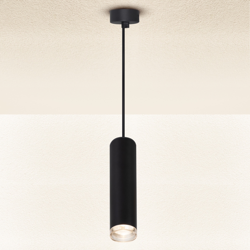 Brilagi - Lámpara de araña para baño colgante SELE AQUA 1xGU10/30W/230V IP44 negro