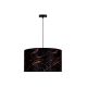 Brilagi - Lámpara de araña VELVET 1xE27/40W/230V negro/cobre