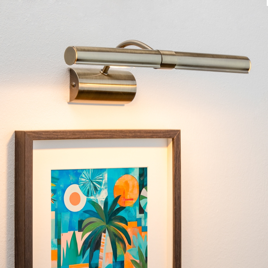 Brilagi - Lámpara de cuadro DANAE 2xE14/40W/230V bronce