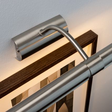 Brilagi - Lámpara de cuadro DANAE 2xE14/40W/230V cromo mate