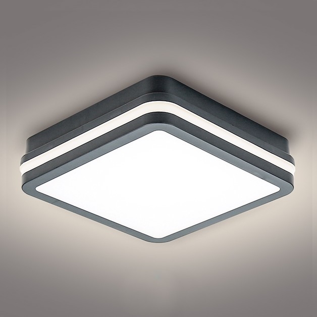 Brilagi - Lámpara de exterior LED BENE LED/18W/230V 22x22 cm antracita IP54