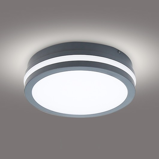 Brilagi - Lámpara de exterior LED BENE LED/18W/230V diá. 22 cm antracita IP54