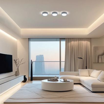 Brilagi - Lámpara de exterior LED BENE LED/18W/230V diá. 22 cm antracita IP54