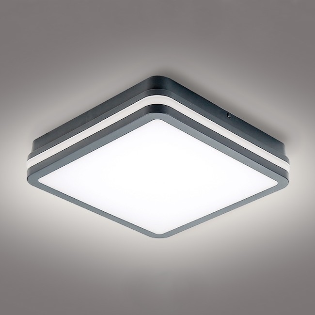Brilagi - Lámpara de exterior LED BENE LED/24W/230V 26x26 cm antracita IP54