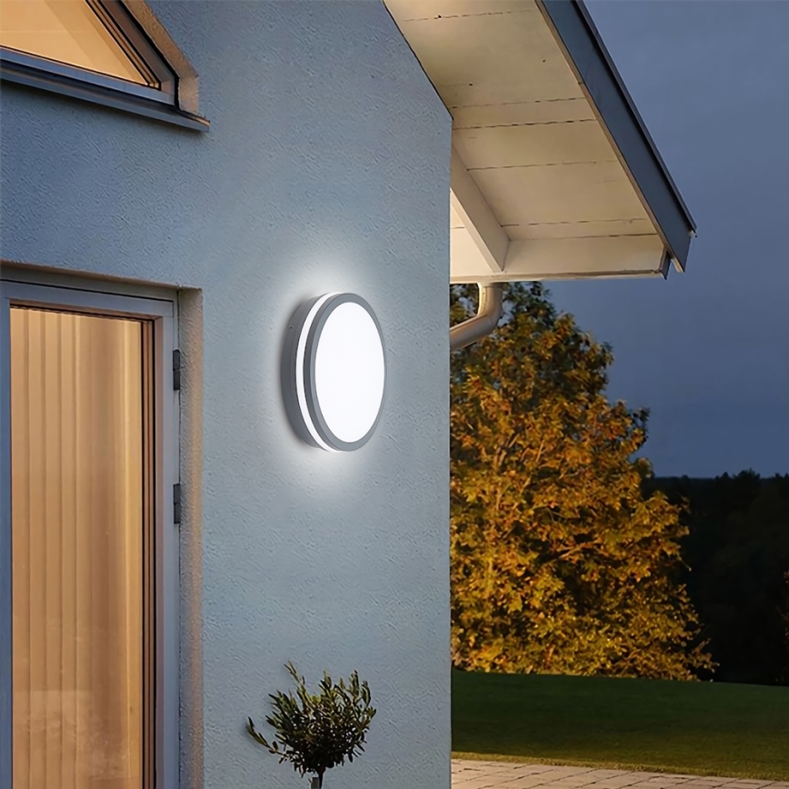 Brilagi - Lámpara de exterior LED BENE LED/24W/230V diá. 26 cm antracita IP54