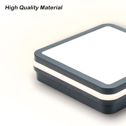 Brilagi - Lámpara de exterior LED con sensor BENE LED/18W/230V 22x22 cm antracita IP54