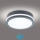 Brilagi - Lámpara de exterior LED con sensor BENE LED/18W/230V diá. 22 cm antracita IP54