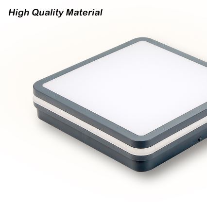 Brilagi - Lámpara de exterior LED con sensor BENE LED/24W/230V 26x26 cm antracita IP54