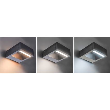 Brilagi - Aplique LED para exterior RAGUSA LED/7W/230V 3000/4000/6000K antracita IP54