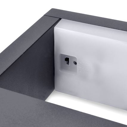 Brilagi - Aplique LED para exterior RAGUSA LED/7W/230V 3000/4000/6000K antracita IP54