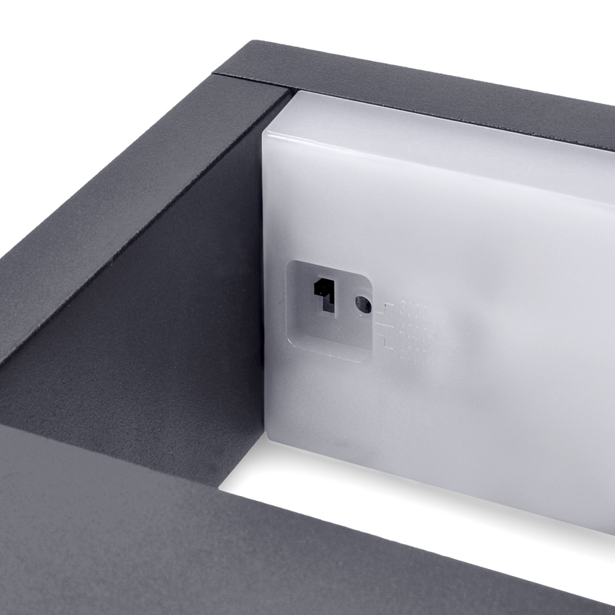 Brilagi - Aplique LED para exterior RAGUSA LED/7W/230V 3000/4000/6000K antracita IP54