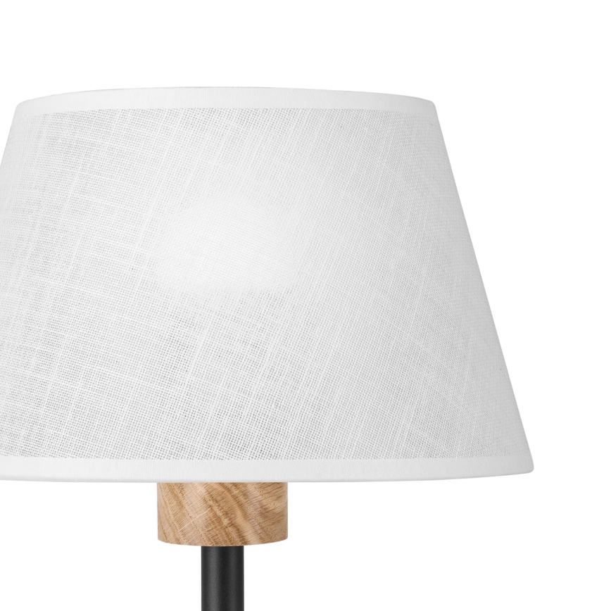 Brilagi - Lámpara de mesa ANTHONY 1xE27/60W/230V roble/blanco