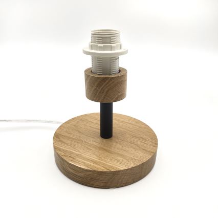 Brilagi - Lámpara de mesa ANTHONY 1xE27/60W/230V roble/blanco