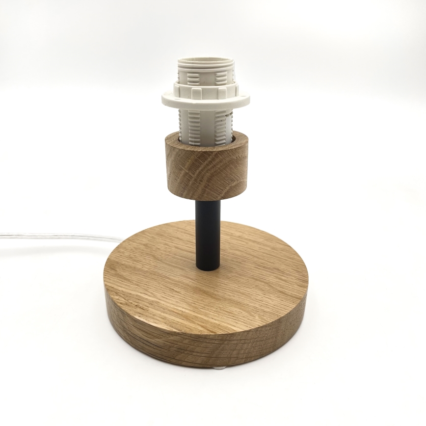 Brilagi - Lámpara de mesa ANTHONY 1xE27/60W/230V roble/blanco