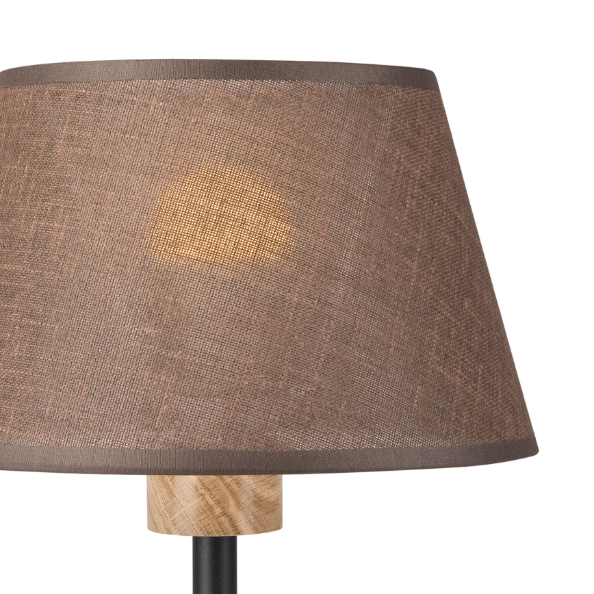 Brilagi - Lámpara de mesa ANTHONY 1xE27/60W/230V roble/marrón