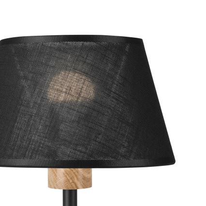 Brilagi - Lámpara de mesa ANTHONY 1xE27/60W/230V roble/negro