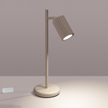 Brilagi - Lámpara de mesa CRESTO 1xGU10/10W/230V taupe