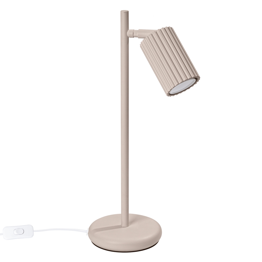 Brilagi - Lámpara de mesa CRESTO 1xGU10/10W/230V taupe