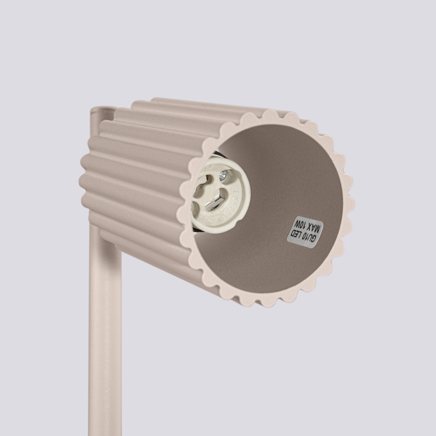 Brilagi - Lámpara de mesa CRESTO 1xGU10/10W/230V taupe