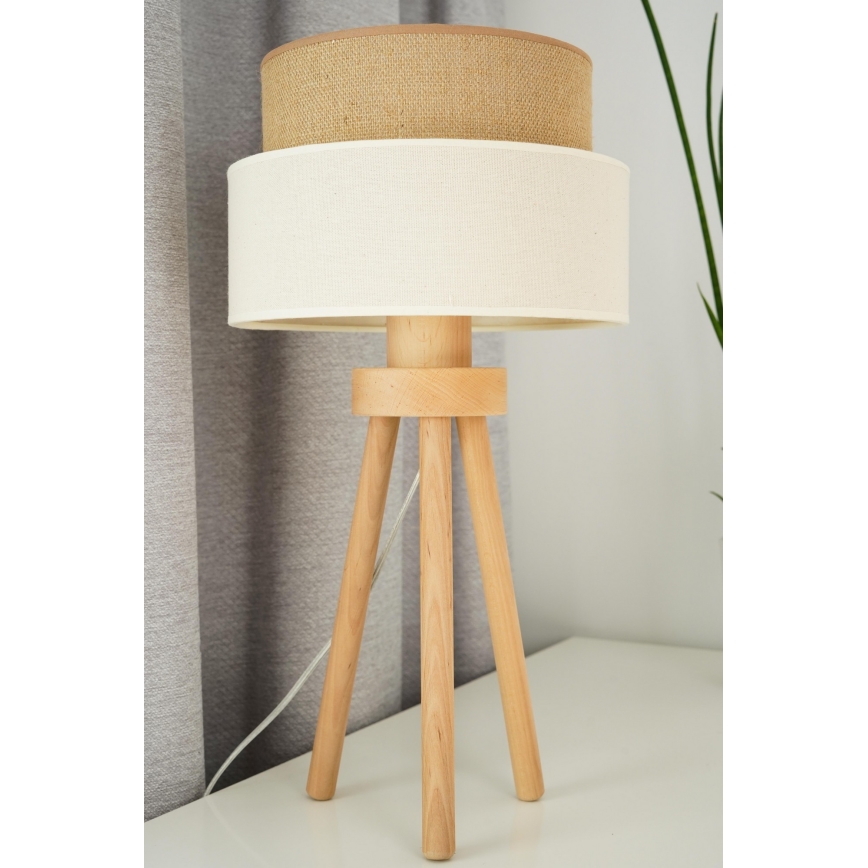 Brilagi - Lámpara de mesa LED BOHO STYLE 1xE27/15W/230V