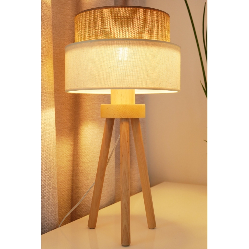Brilagi - Lámpara de mesa LED BOHO STYLE 1xE27/15W/230V