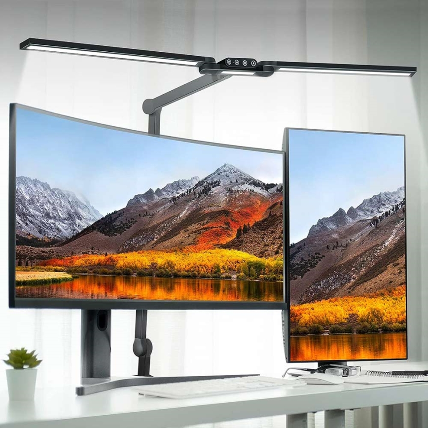 Brilagi - Lámpara de mesa LED flexible táctil regulable VARIO LED/24W/230V 3000-6500K CRI 92 negro